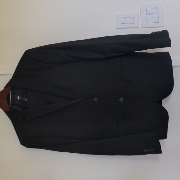 H&M Suits & Blazers Hm Slim Fit Suit Black Jacket 42rpants 36r